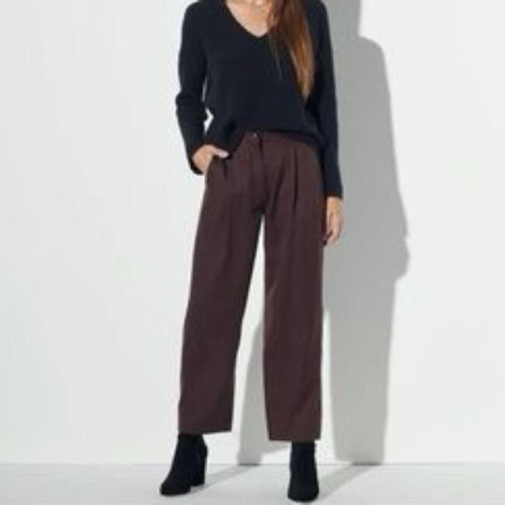 The Reset R Label Women's Eco Slouchy Trouser Brown Size Small
